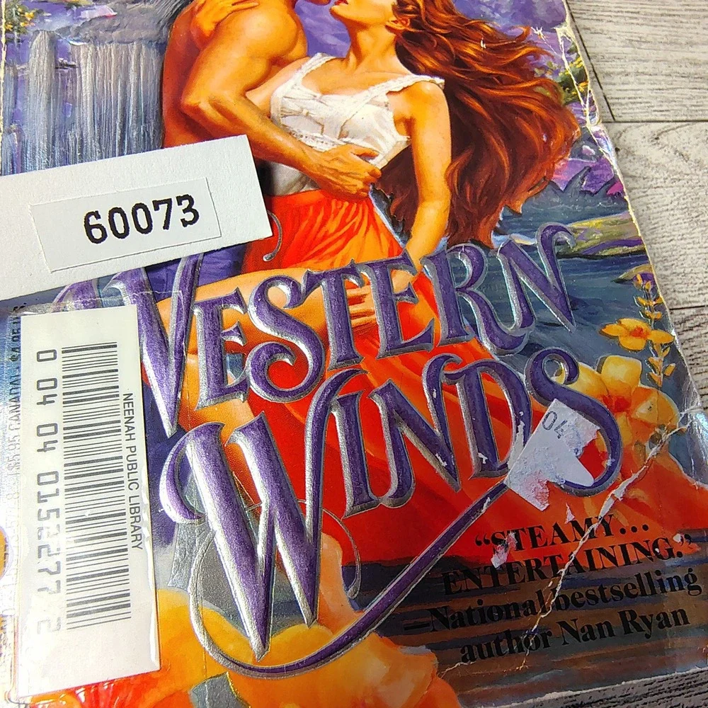 Western Winds by Theresa DiBenedetto Paperback Romance Novel 1991 Ex-Lib‎ 1st Ed